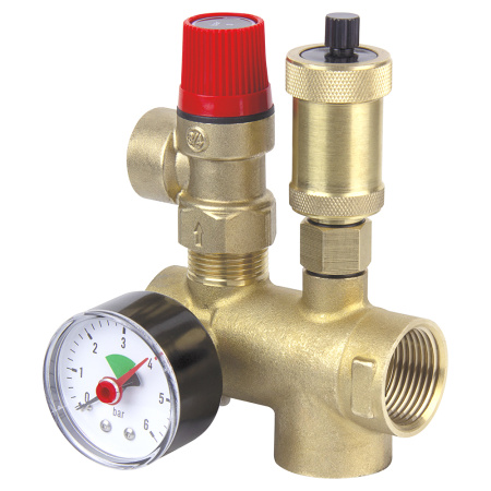 Группа безопасности TEBO 3 бар, 1"  компакт