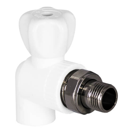 Кран шаровой TEBO для радиаторов угловой