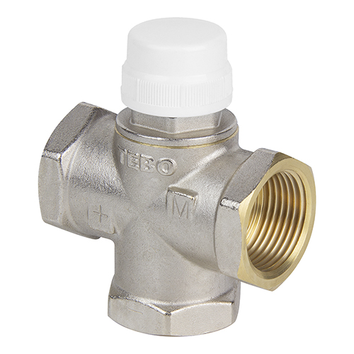 Трехходовой смесительный клапан TEBO (бок. смешивание с полным перекрытием)