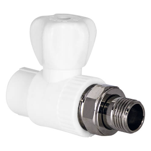 Кран шаровой TEBO для радиаторов прямой